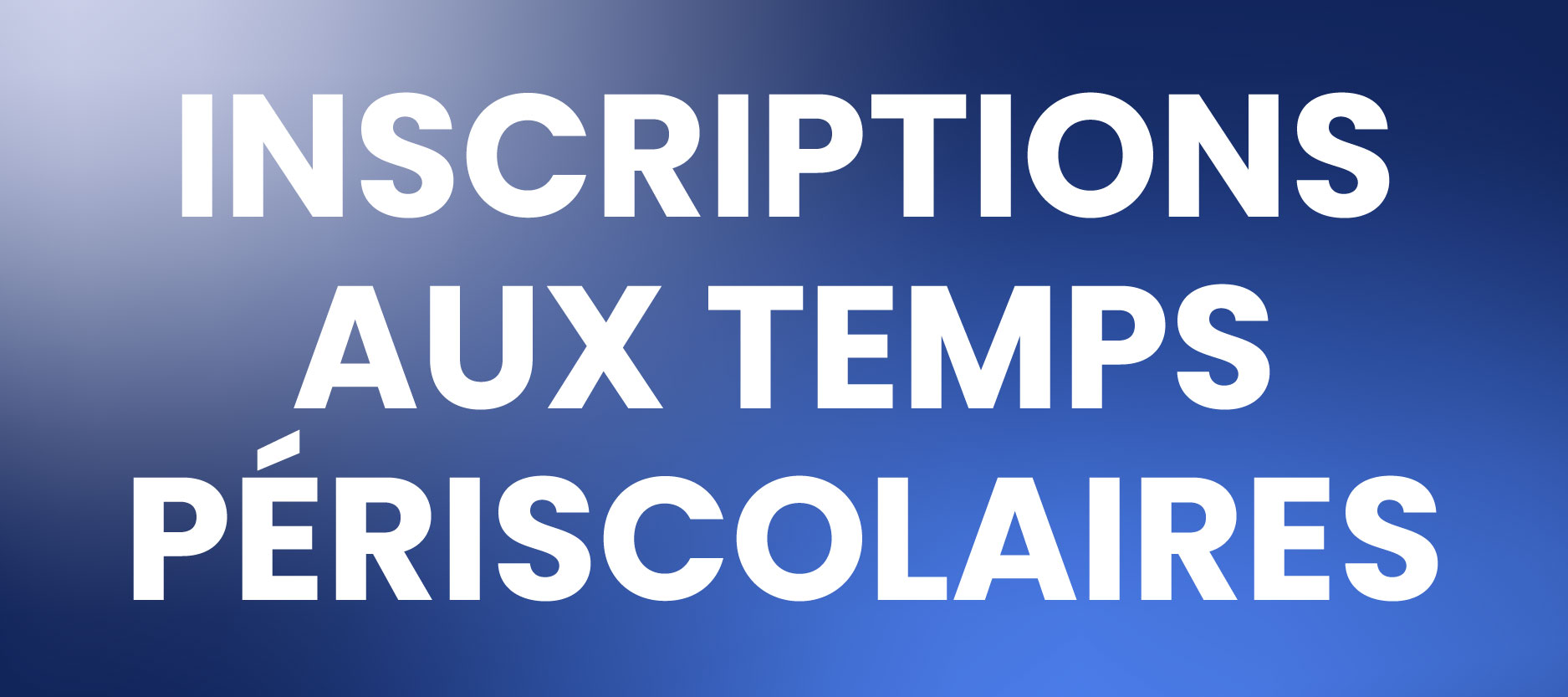 Accueil de loisirs périscolaires